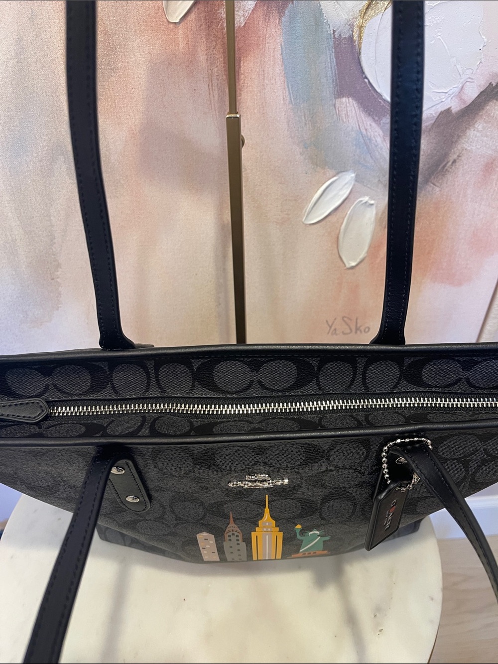 Coach City Skyline Tote with Matching Zip Wallet - Picture 10 of 12